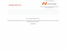 Tablet Screenshot of energie-seite.com